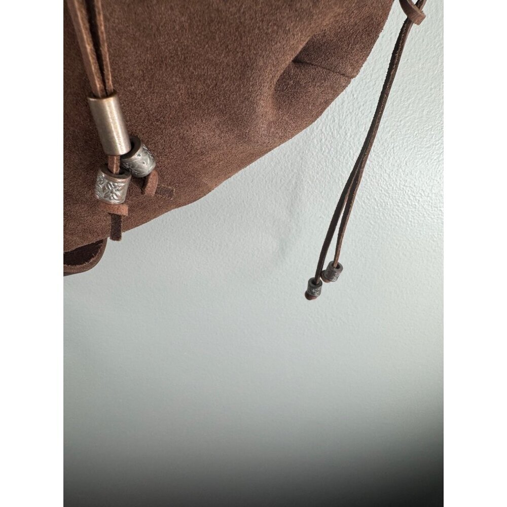 Free People We The Free Silvie Studded Sling Bag Crossbody Cognac NWT Leather - Picture 10 of 10